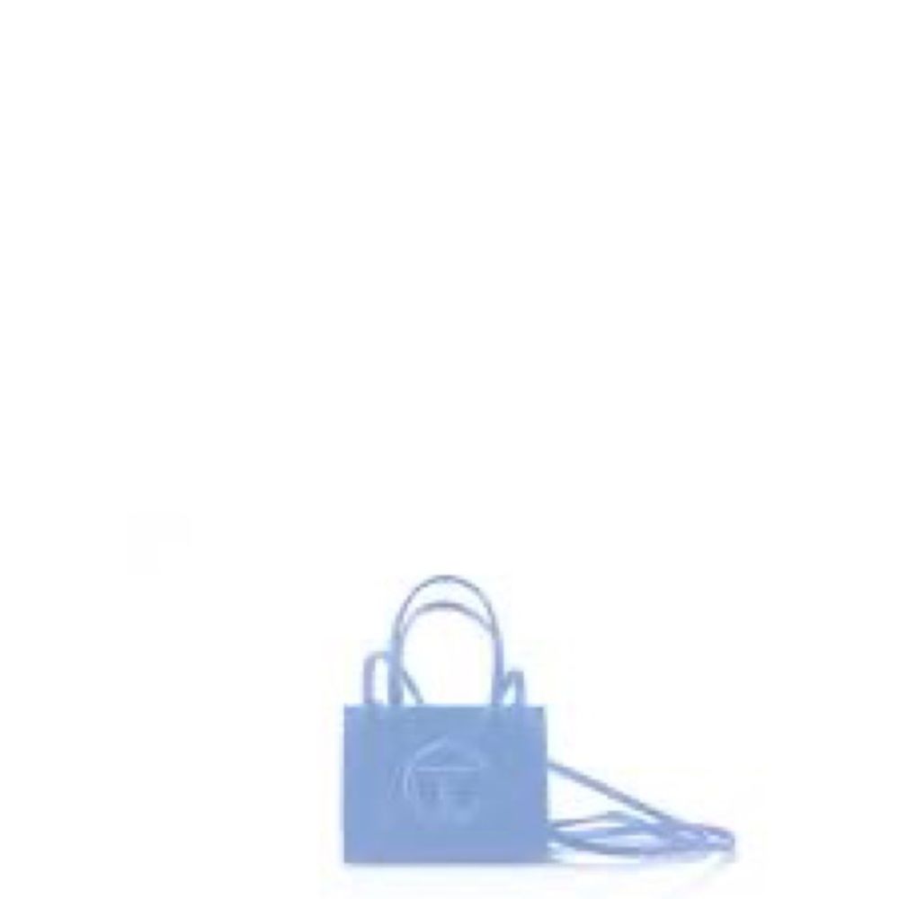 NWT! Small Telfar Cerulean Shopping Bag - Picture 2 of 8